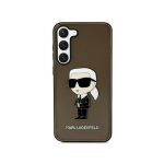 Karl Lagerfeld KLHCS23MHNIKTCK S23+ S916 juodas / juodas kietas dėklas Ikonik Karl Lagerfeld