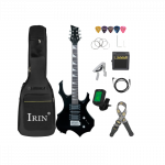 IRIN 6 stygų elektrinė gitara &ndash; 24 ladų Maple korpusas su tremolo sistema ir pilnu aksesuarų rinkiniu