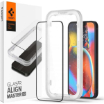 Spigen &bdquo;AlignMaster&ldquo; viso ekrano telefonas, 13 / 13 Pro / 14 colių, juodas