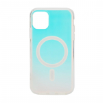 Evelatus Apple iPhone 11 skaidrus gradientinis magnetinis dėklas su chameleono ra&scaron;tu