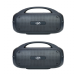 2 ne&scaron;iojamų garsiakalbių PNI FunBox BT600 rinkinys, suporuojamas per &bdquo;Bluetooth&ldquo; su stereo garso funkcija, 65 W, IPX4
