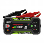 Startinis Įkroviklis - Lokithor J1350 Pro 1350A Piko Srovė Benzininiams Iki 6.5 L Dyzeliniams Iki 3.5 L Juodas