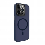 &bdquo;Evelatus&ldquo; &bdquo;Apple iPhone 15 Pro Max Hybird&ldquo; dėklas su &bdquo;Magsafe PC+TPU&ldquo; tamsiai mėlynas