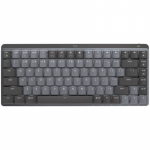 LOGITECH MX mechaninė mini &bdquo;Bluetooth&ldquo; klaviatūra su ap&scaron;vietimu &ndash; grafito spalvos &ndash; JAV tarptautinė &ndash; lytėjimo funkcija