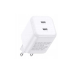 Ugreen X526 dvigubas USB-C GaN 45W baltas
