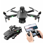 Profesionalus dronas su 6K sumine filmavimo kamera, dvigubas HD fotoaparatas, juodos spalvos