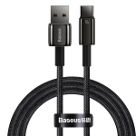 Tungsten Gold Usb-usb-c Kabelis 480mb-s 100w 1m Juodas