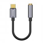 Usb-c Ausinių Adapteris - Mini Lizdas 3,5 Mm Dac 24 Bitų 48 Khz - Pilkas