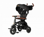 "qplay" Triratis "rito Deluxe" Guminis Juodas
