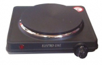 Electro-line Kuchenka 101b Juoda 1 Pal.