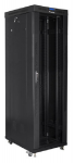 įrengimo Stovas 19" 42u 600x1000 Black Lcd Glass Door Lanberg (flat Pack)