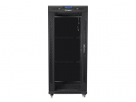 19" 27u 800x1000 Black Lcd Glass Door Lanberg (flat Pack)