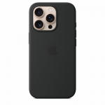 Silikoninis Dėklas Su "magsafe", Skirtas "iphone 16 Pro" - Juodas