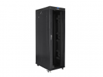 įrengimo Stovas 19" 42u 800x1200 Black Lcd Glass Door Lanberg (flat Pack)