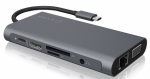 Icy Box Ib-dk4040-cpd (juodas /usb 3.0 )
