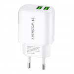 Maitinimo Adapteris 100-240v 30w 2.4a 2x Usb-a Baltas