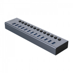Koncentratorius Bt2u3-13ab Su Jungikliais 13x Usb-a - Pilkas