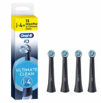 Oral-B iO Ultimate Clean x4 Dantų &scaron;epetėlio galvutės, Juoda