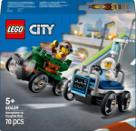 LEGO 60459 CITY - Zestaw wyścig&oacute;wek: samolot kontra ł&oacute;żko szpitalne