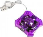Usb &scaron;akotuvas Esperanza Ea150v &scaron;akotuvas 4 Prievadai Violetinės Spalvos