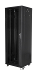 "lanberg" Korpusai Ff01-6637-12b (37u; 19'' / 600 Mm / 600 Mm; Vertikalus; Kietas, Stiklas; 800 Kg; Juoda Spalva)