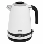 Adler Temperatūros Reguliuojamas Virdulys Ad 1295w (1,7 L /2200 W/baltai Juodas )