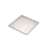 Richard Brink&reg; grotelės drenažo latakui, kvadratinis perforavimas 8x8 mm