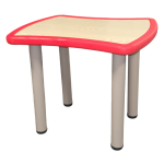 Žaidimų stalas KETURIEMS, Raudonas