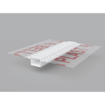 BELLA PLAST profilis PVC dekoratyvinių griovelių formavimui su tinkleliu BP11 H3 NS