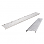 Richard Brink&reg; grotelės drenažo kanalui, kvadratinis perforavimas 8x8 mm, NP