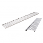 Richard Brink&reg; grotelės drenažo kanalui, užapvalintų kampų platus perforavimas 30x10 mm