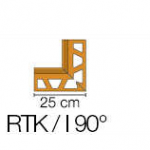 Vidinis kampas BARA-RTK/I 90&deg; profiliuočiui BARA-RTK