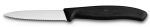 Virtuvinis banguotų a&scaron;menų peilis VICTORINOX SwissClassic, juodas