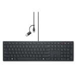 Dell | KB525C | Keyboard | Wired | Russian | Black | USB-C