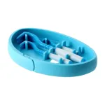 Tick Twister&reg; Clipbox Trio erkių &scaron;alinimo įrankis su raktų pakabuku, mėlynas, 3 vnt.