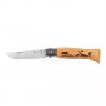 Sulankstomas peilis Opinel 8 Inox Oak Animal Series &ndash; ki&scaron;kis