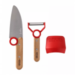 Opinel vaiki&scaron;kas virtuvės rinkinys "Le Petit Chef" raudonas