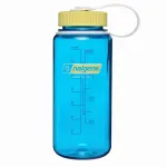 Turistinis vandens butelis &bdquo;Nalgene Wide Mouth&ldquo;, 500 ml, mėlynas / geltonas