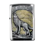 Zippo žiebtuvėlis su vilko motyvu