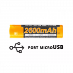 Fenix USB akumuliatorius ARB-L18U (18650 2600 mAh 3,6 V)