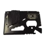 Daugiafunkcė įrankių kortelė BCB Mini Work Tool, juoda