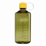 Gertuvė Nalgene Narrow Mouth, 1 l, žalia ir geltona