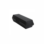 Vienkartinė dėžutė THEPACK HOT DOGS (juoda, 23,2 x 9 x 6,3 cm., 50 vnt.)