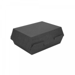Vienkartinė dėžutė THEPACK (juoda, 22,5 x 17 x 8,5 cm., 50 vnt.)