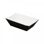 Vienkartinė lėk&scaron;tė - dubuo THEPACK (juoda, 8,5 x 5 x 4 cm., 200 vnt.)
