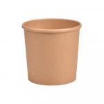 Vienkartinis indelis ECO SOUP (rudas, 450 ml., &Oslash;7 cm., H10 cm., 50 vnt.)