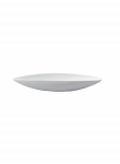 Dubuo Kanoje 40 cm. MEDRI (1937). Ovalus Line CANOE. Porcelianas, baltas.