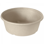 Vienkartinis dubuo i&scaron; cukranendrių (1200 ml., &Oslash;19,4 x h6,5 cm., 40 vnt.)