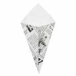 Vienkartinė dėžutė THEPACK trikampė bulvytėms Times (100 g., 200 vnt.)