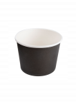 Vienkartinis indelis APVALUS juodas (500 ml, 11x8,2 cm, 50 vnt.)